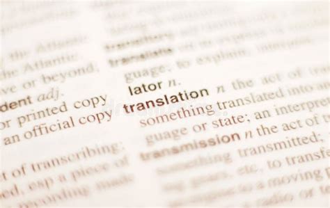 Dictionary, translation .
